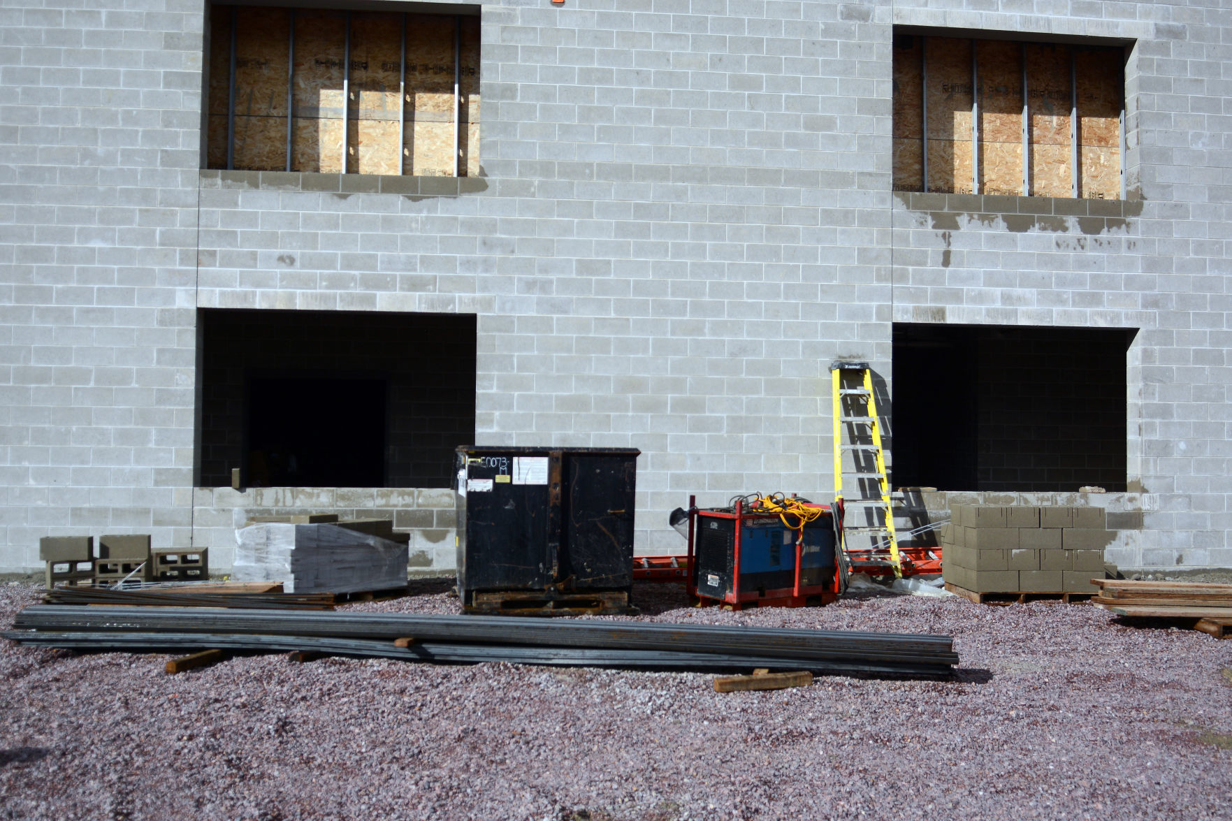 Baraboo middle school construction tour, June 23, 2020